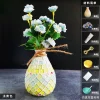 Wooden Vase Solid Mosaic Art Handmade Pasting Material Pack DIY Creative Decoration Kit