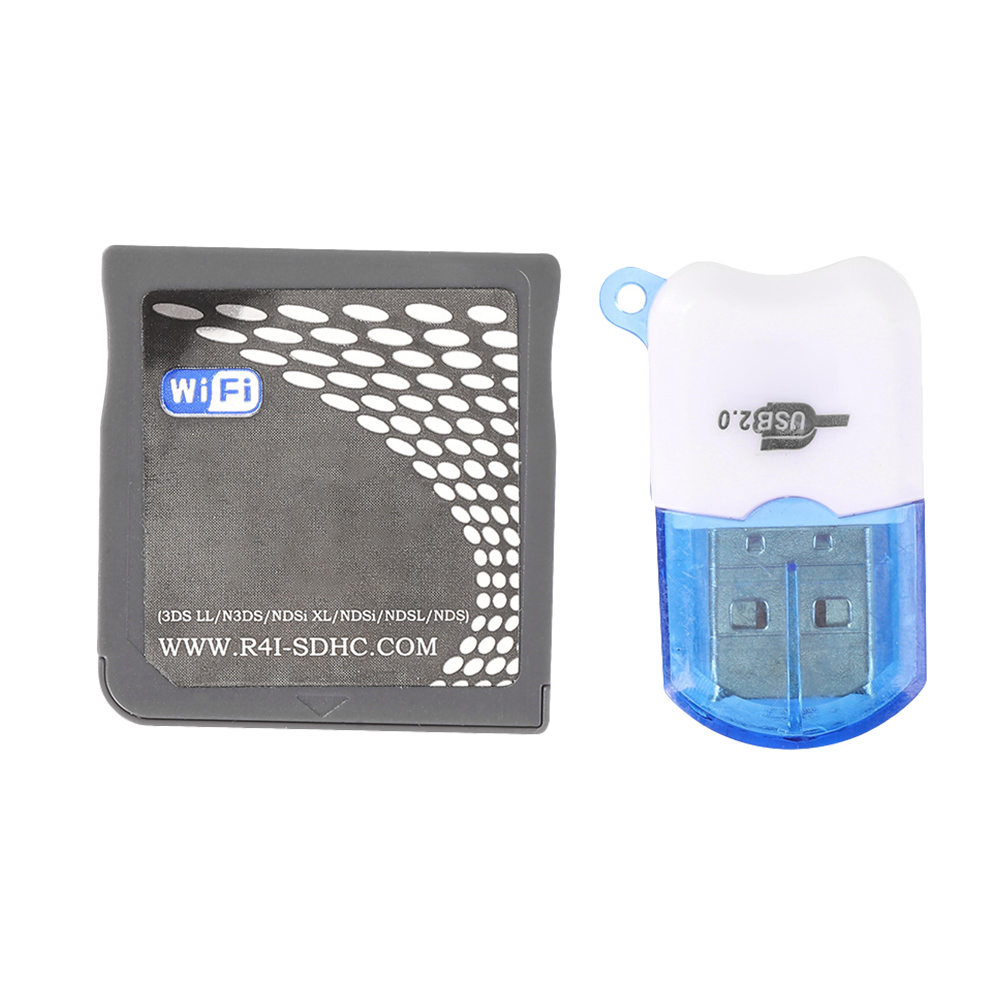 

R4I RTS Game Flashcard Burning Card with TF Memory Card Reader for NDS 3DS, 501 Original