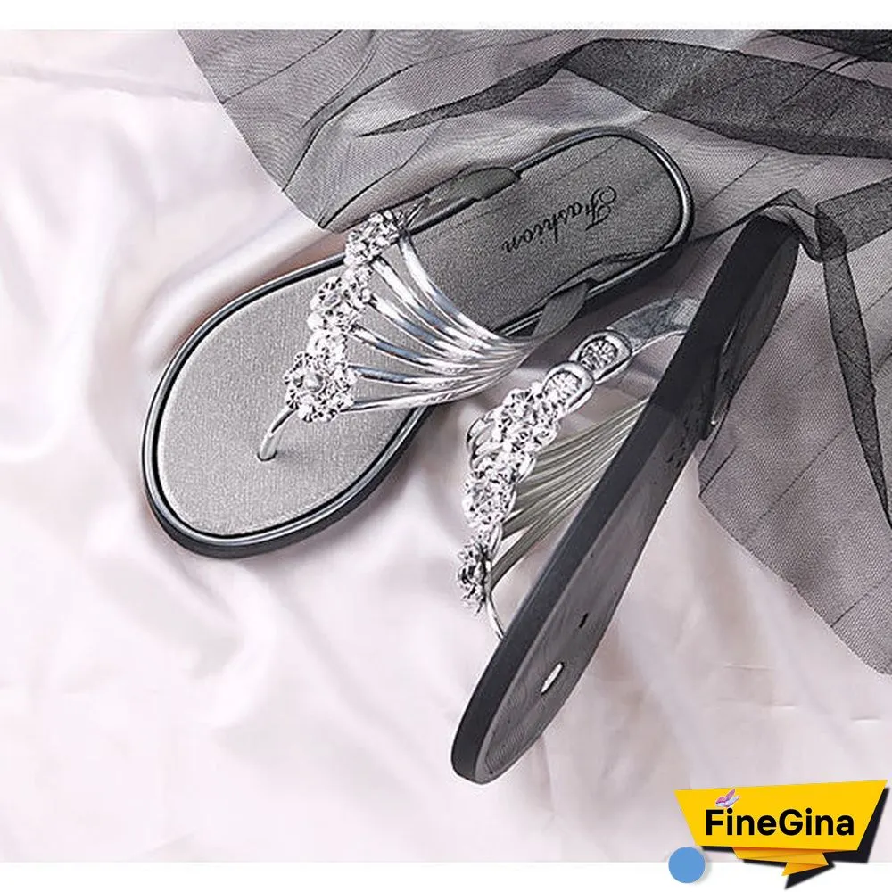 Women's Flower Casual Flip Flops Slipper