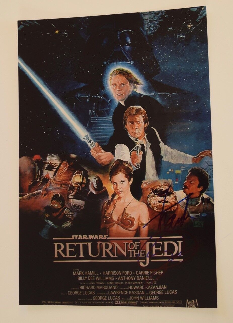 Frank Oz Signed Autographed 12X18 Photo Poster painting STAR WARS RETURN OF THE JEDI COA VD