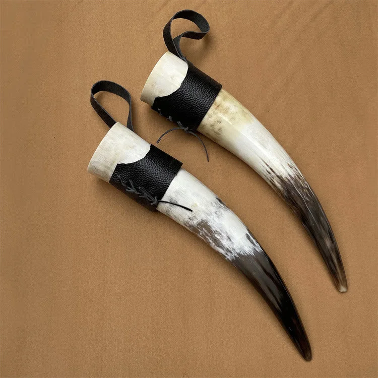 Coutureaura Handcrafted With Stand Drinking Horn