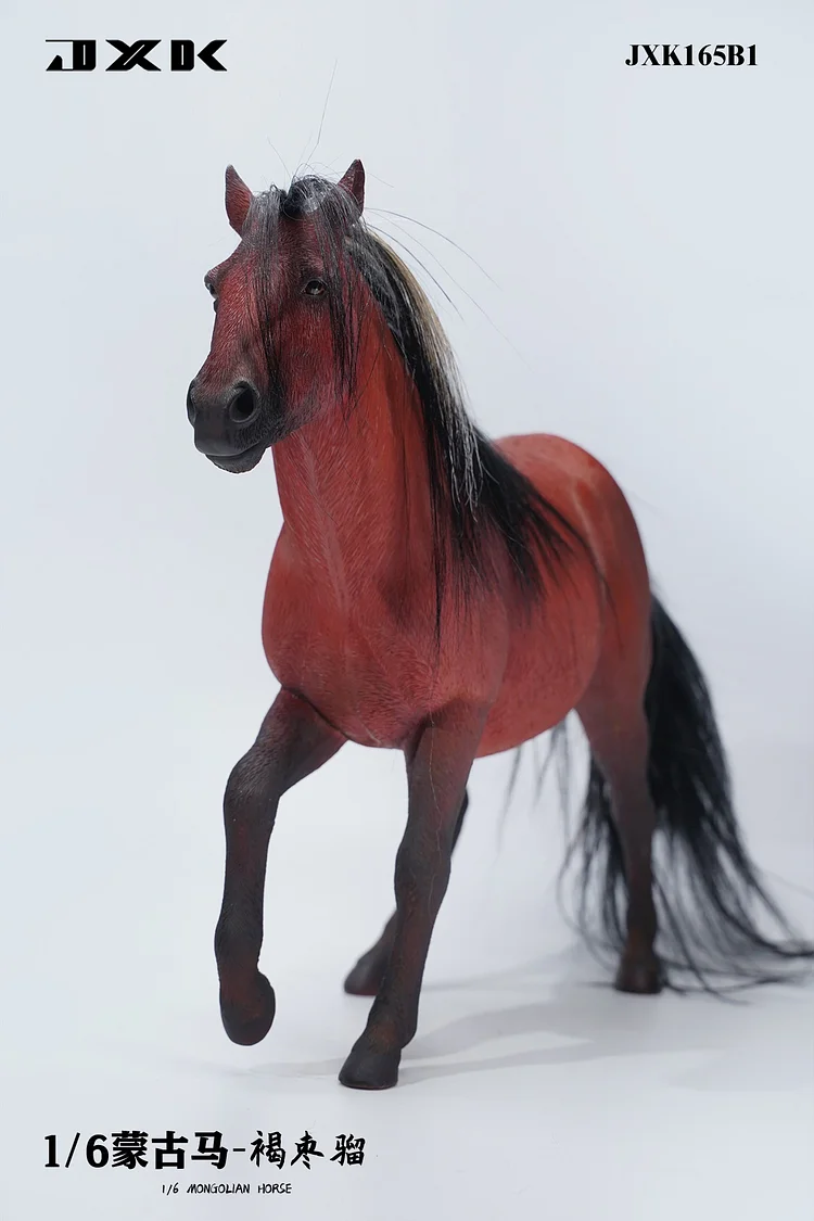 PRE-ORDER JXK Studio Mongolian Horse JXK165B 1/6 Static Animal Model Statue(GK)-