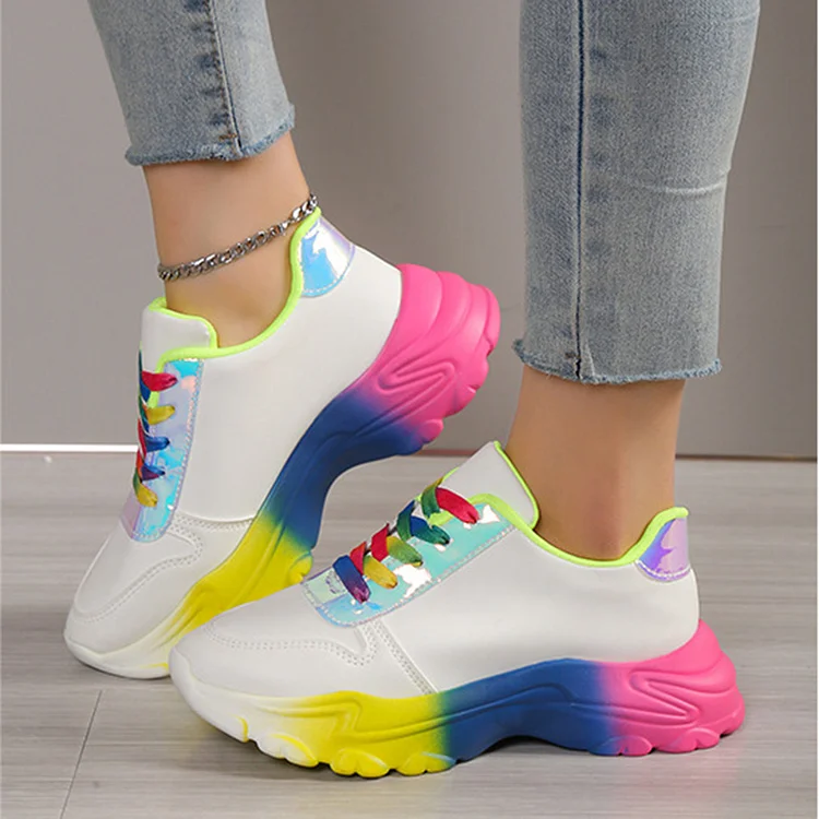 Donmoneta React Vision Colorful Sneakers shopify Stunahome.com