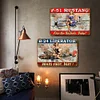 2PCS Airplane Girl - Metal Tin Signs Set(8*12Inch/12*16Inch)