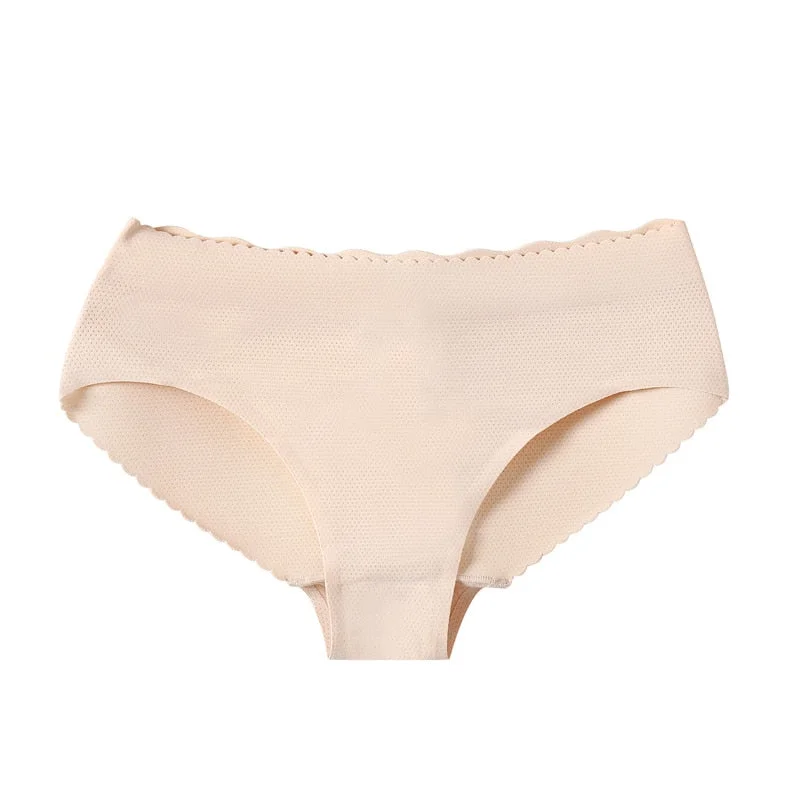 FINETOO Padded Women Shaper Panties Butt Lingerie Underwear Seamless Butt Hip Push Up Buttocks Sexy Ladies Briefs Body Shaping