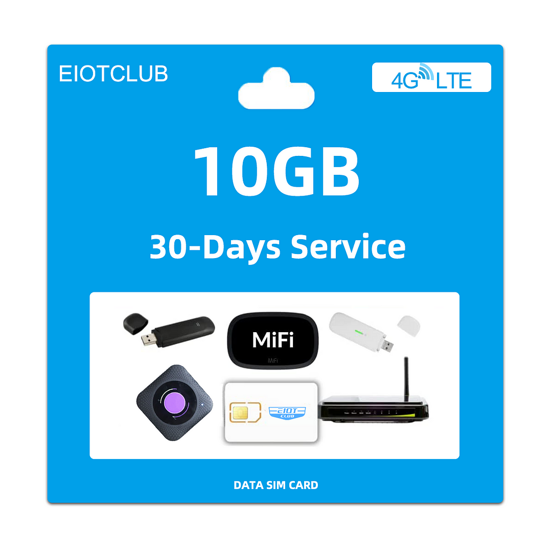 Prepaid SIM Card for 4G Router Mini Hotspot, USA Data Only 10GB, Use Tmobile Network,Triple Size