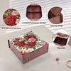 Diamond Painting Wooden Love Rose 4 Slots Diamond Painting Storage Box for Adult Beginner