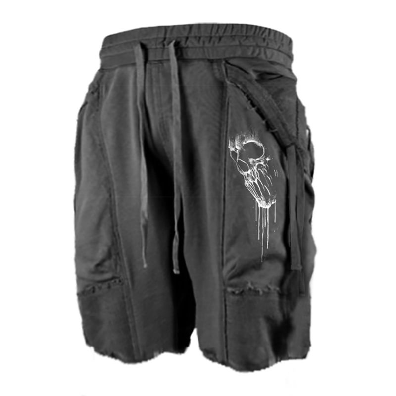 Men's Outdoor Loose Pattern Printed Capris