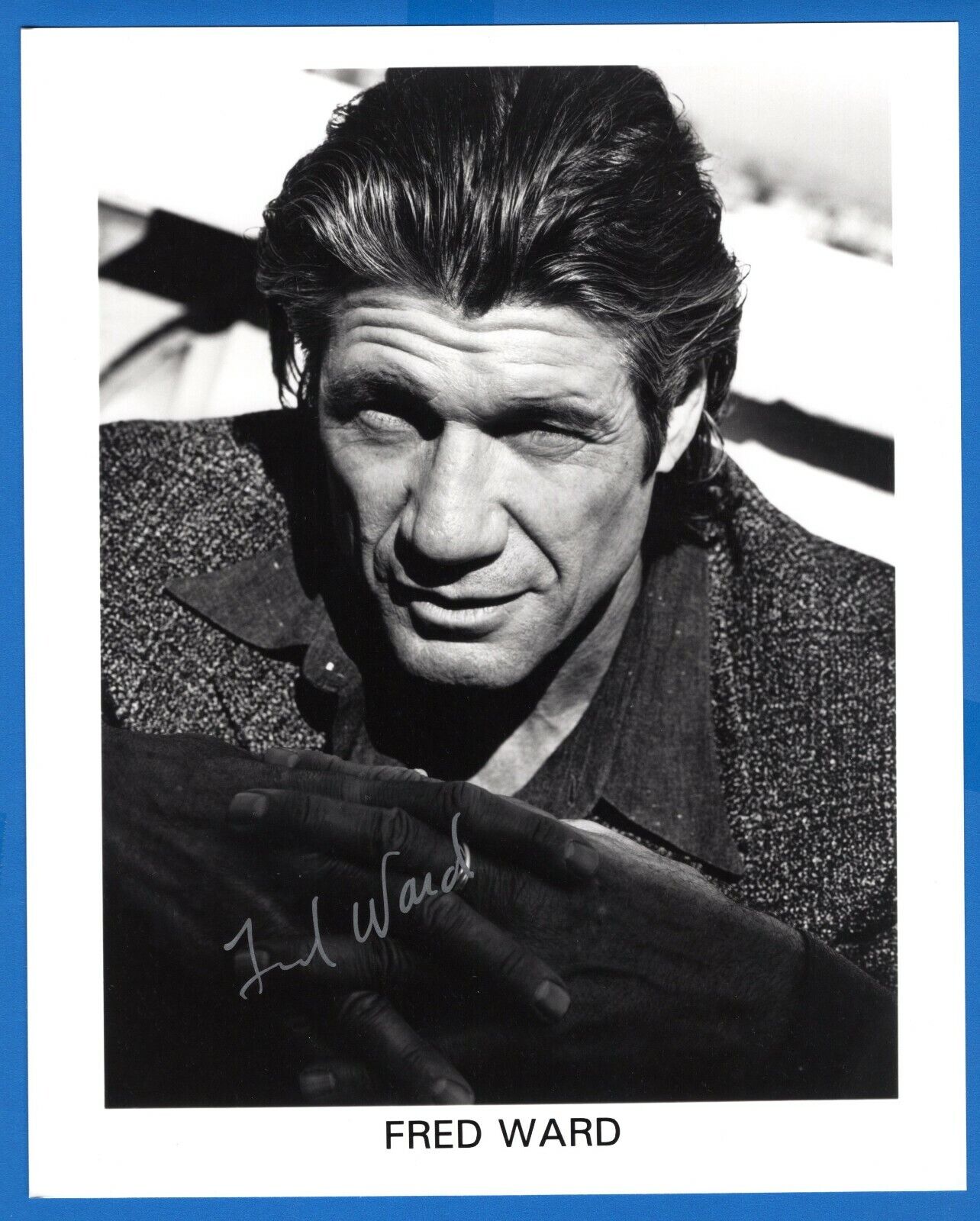 Fred Ward Actor Hand Signed Autograph 8x10 Photo Poster painting