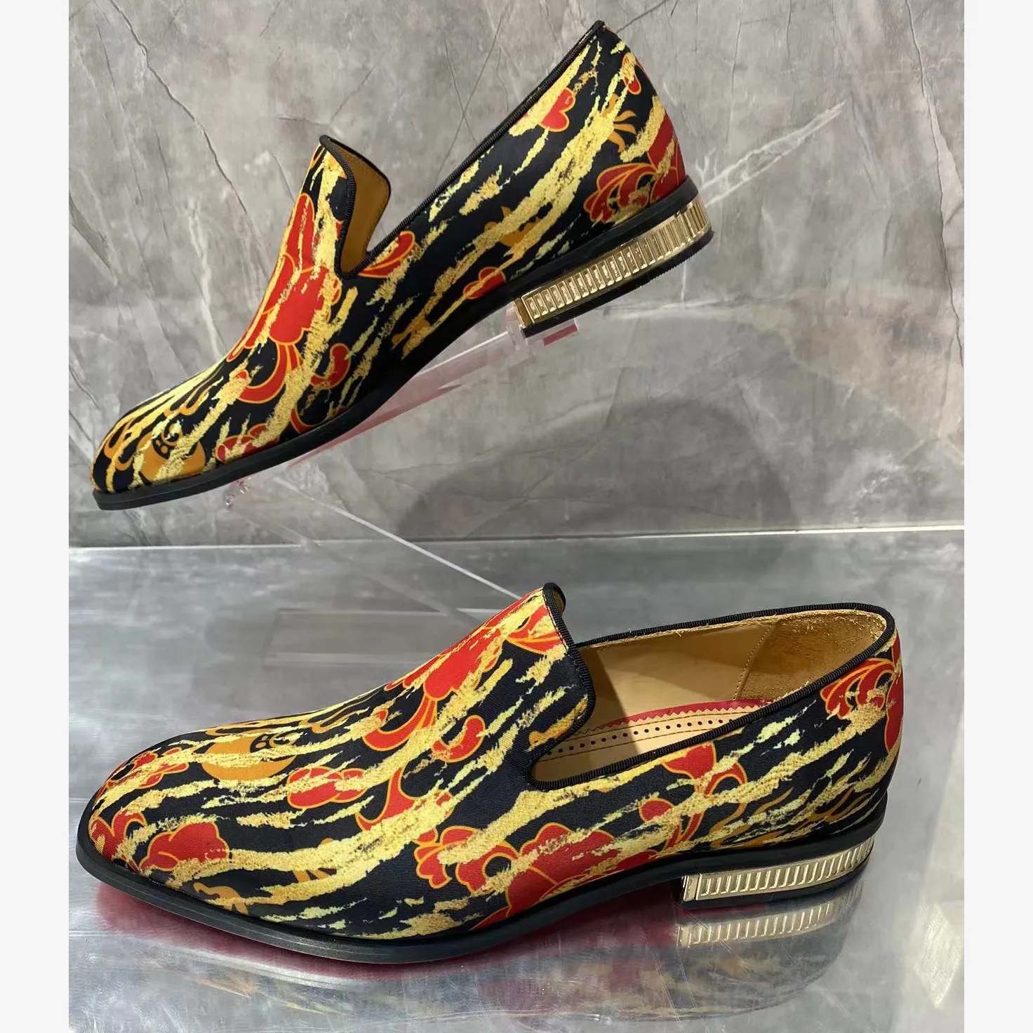Gentleman's Oxford Shoes Red bottom Classic Formal Shoes-vocosishoes