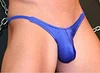 Men's Fashion Sexy Hollow Out Double Low Brief Thong G-String Bikinis Underwear