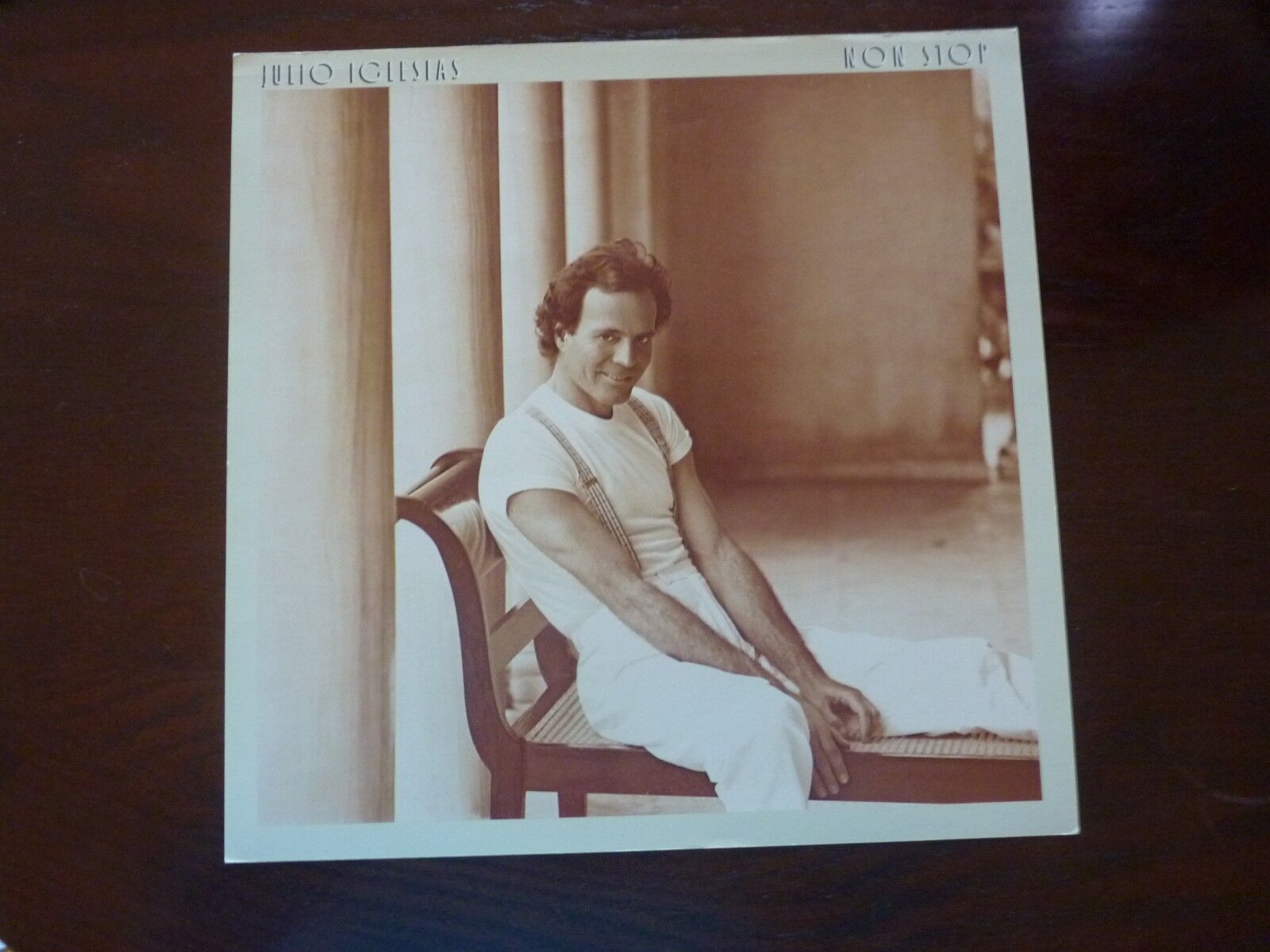 Julio Iglesias Non Stop LP Record Photo Poster painting Flat 12x12 Poster