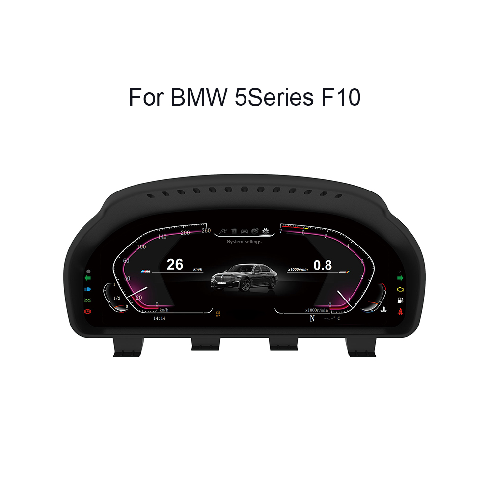 12,3 Zoll LCD Cluster Dashboard Instrument Vollbild Tachometer  f&uuml;r BMW F10 F01 F06 F25 F15 X3 X5 mit HUD 