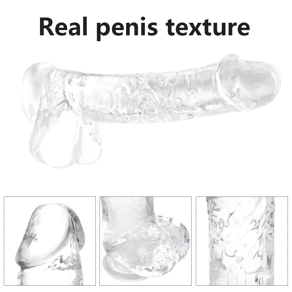 6 Inches Realistic Dildo With Suction Cup For G-spot And Anal Stimulation