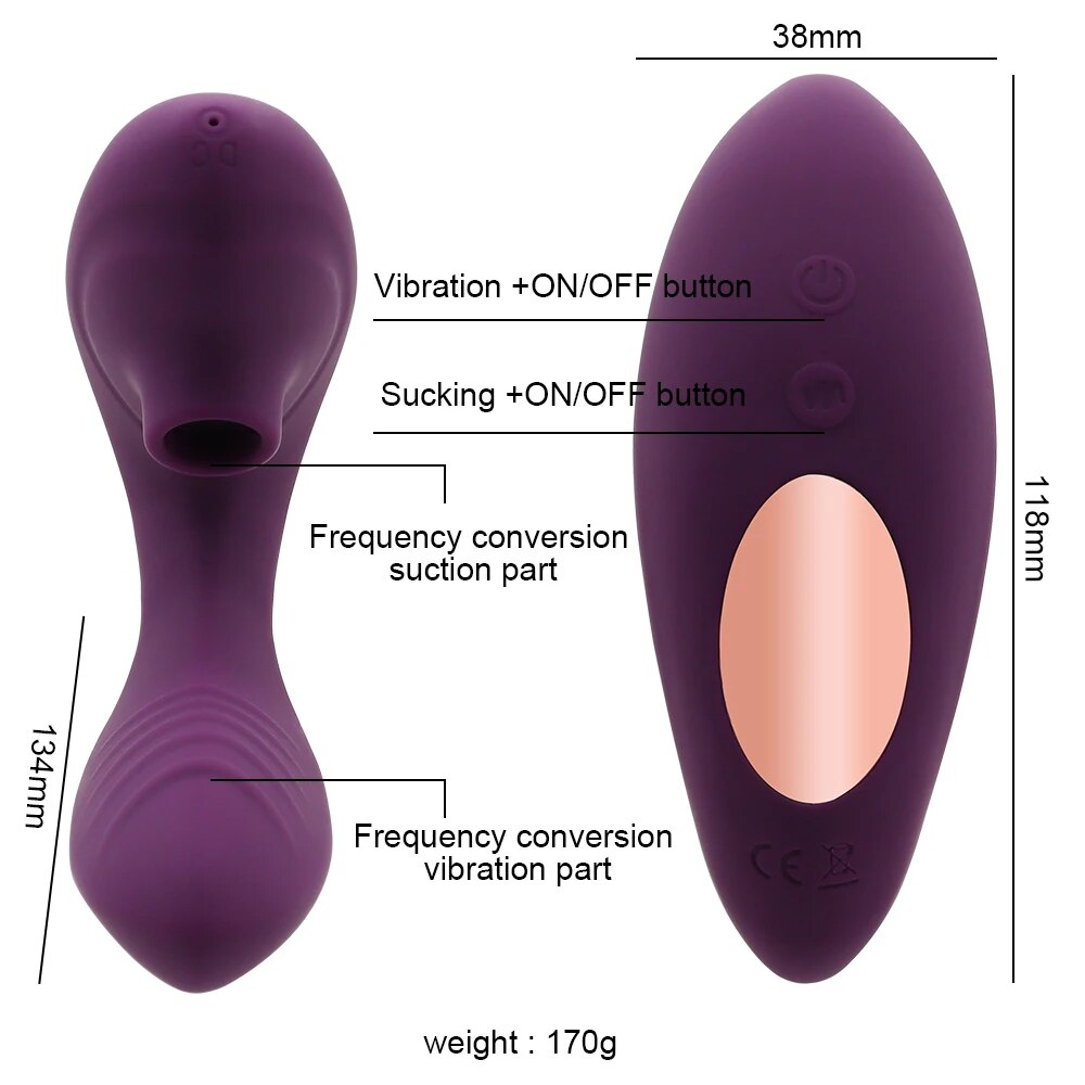 Clitoris Sucker Vibrator with 10 Vibration Modes