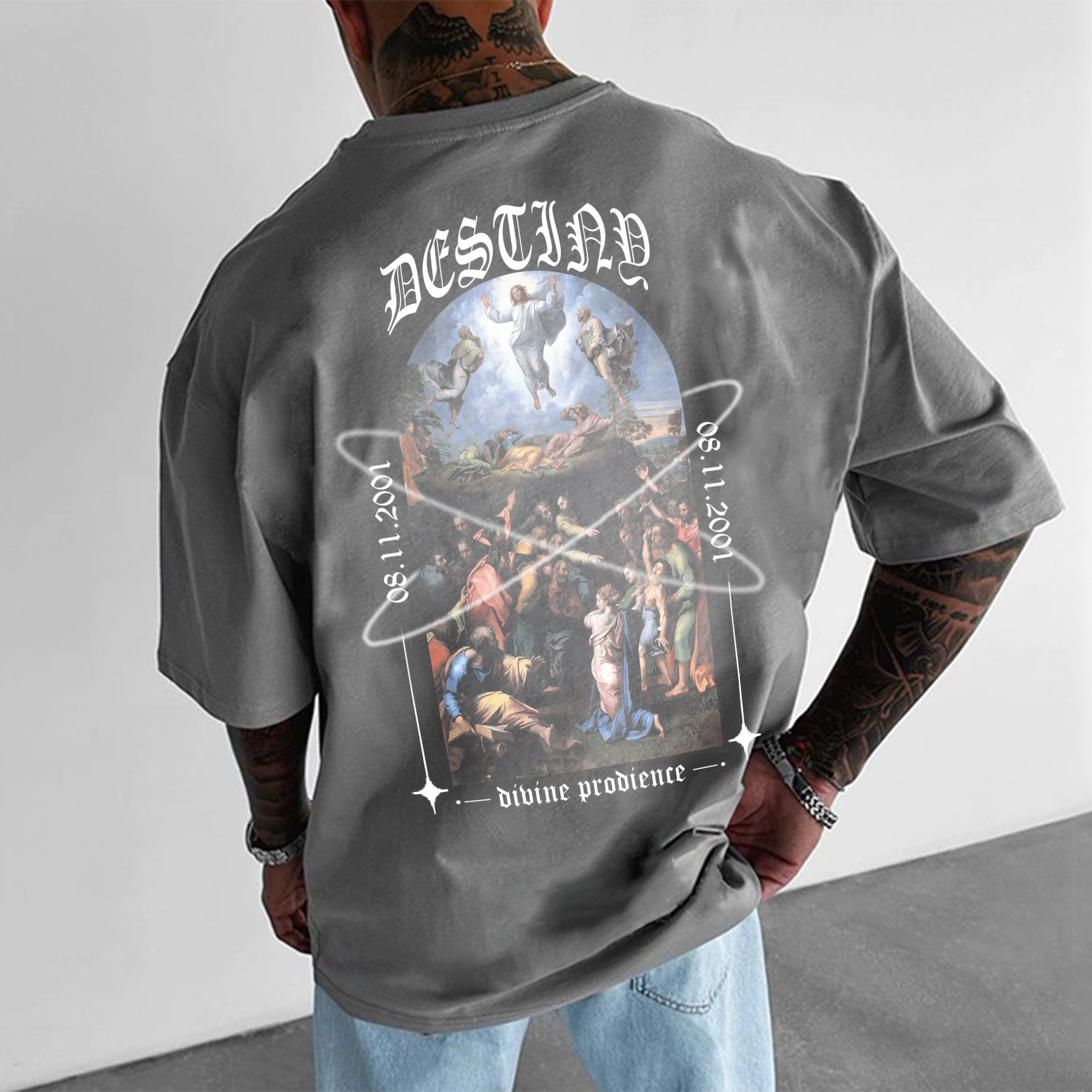 Stylish Printed Oversized Men's T-shirt