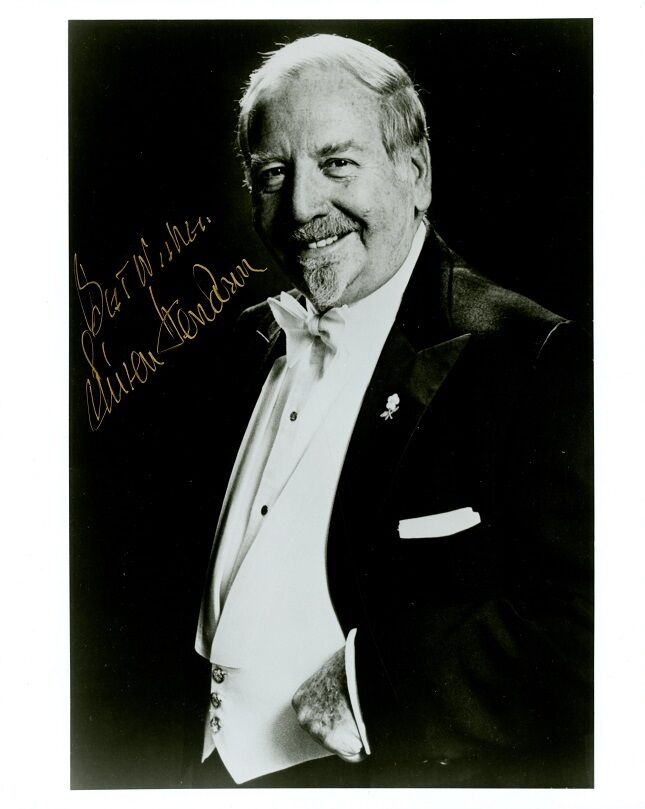 Band Leader SKITCH HENDERSON Signed Photo Poster painting