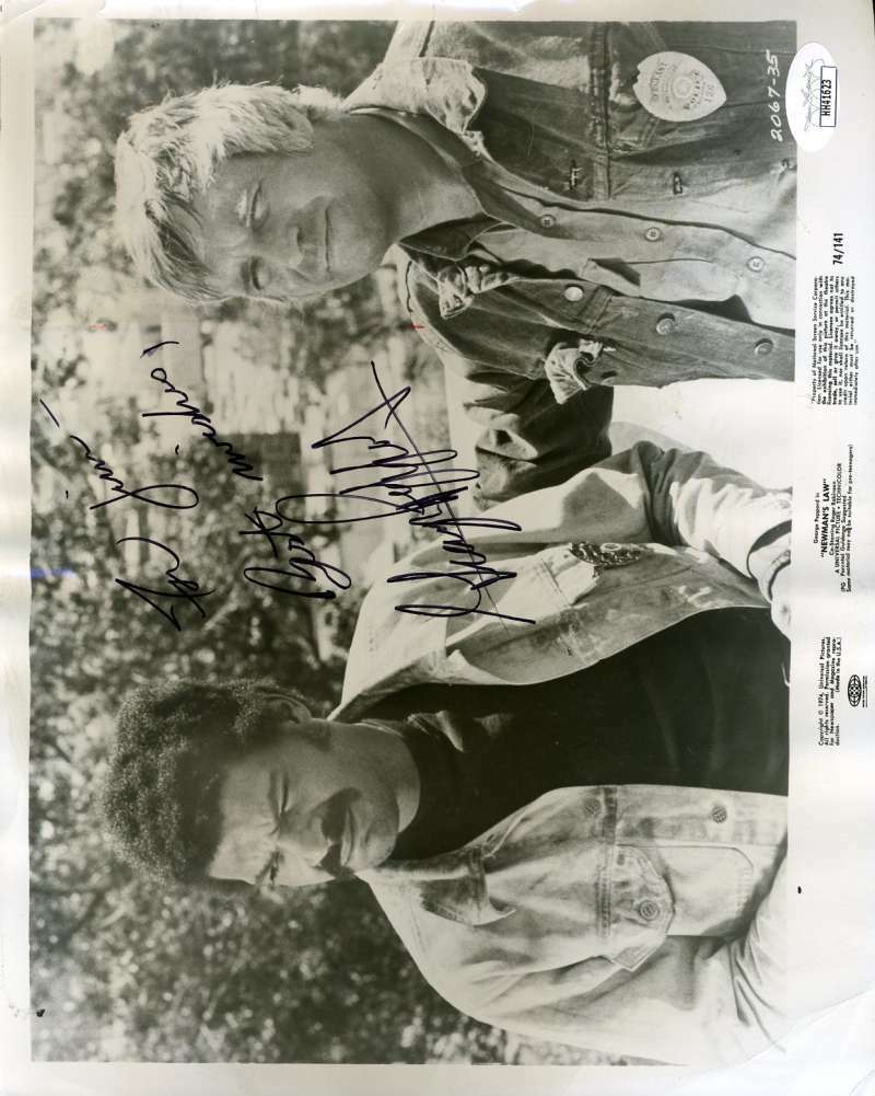 George Peppard JSA Coa Signed 8x10 Newton`s Law Photo Poster painting Autograph