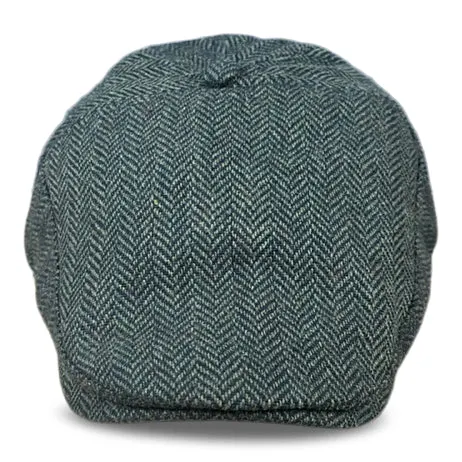 Hatsfashion-The Original 5-Panel   Cap - Dark Olive Green Herringbone