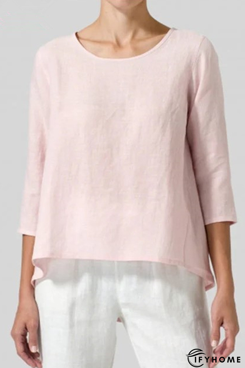 Casual Solid Basic O Neck T-Shirts(7 Colors) | IFYHOME