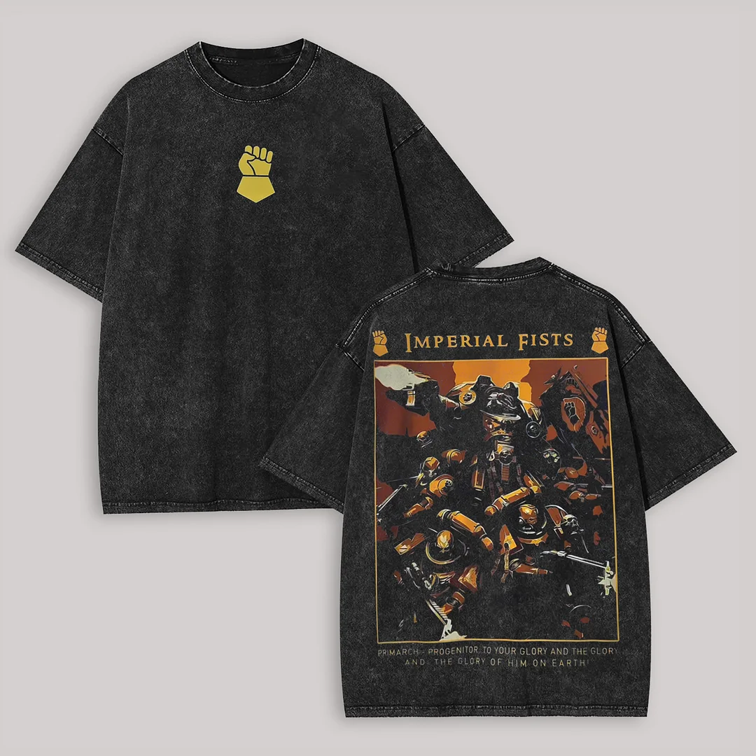 Imperial Fists Printed Unisex Washed T-Shirt