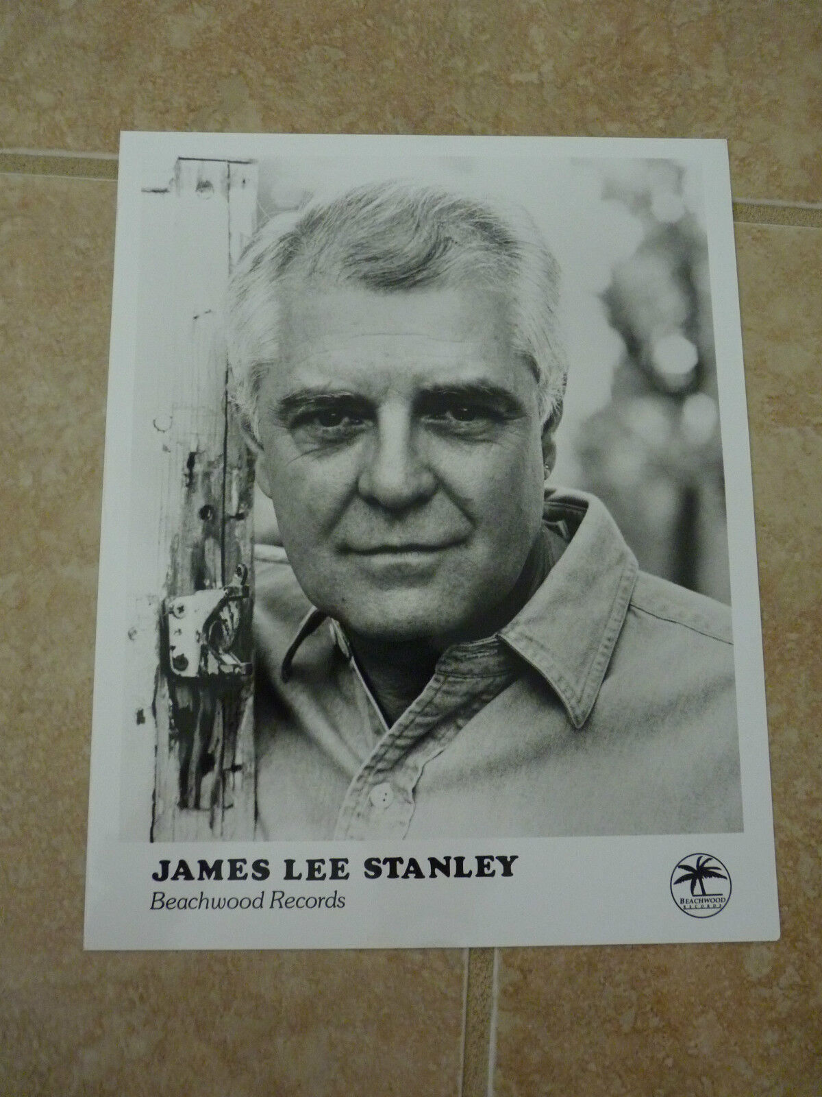 James Lee Stanley 8x10 B&W Publicity Picture Promo Photo Poster painting