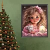Diamond Painting -DIY Round Drill Sweet Girl(40x50cm)