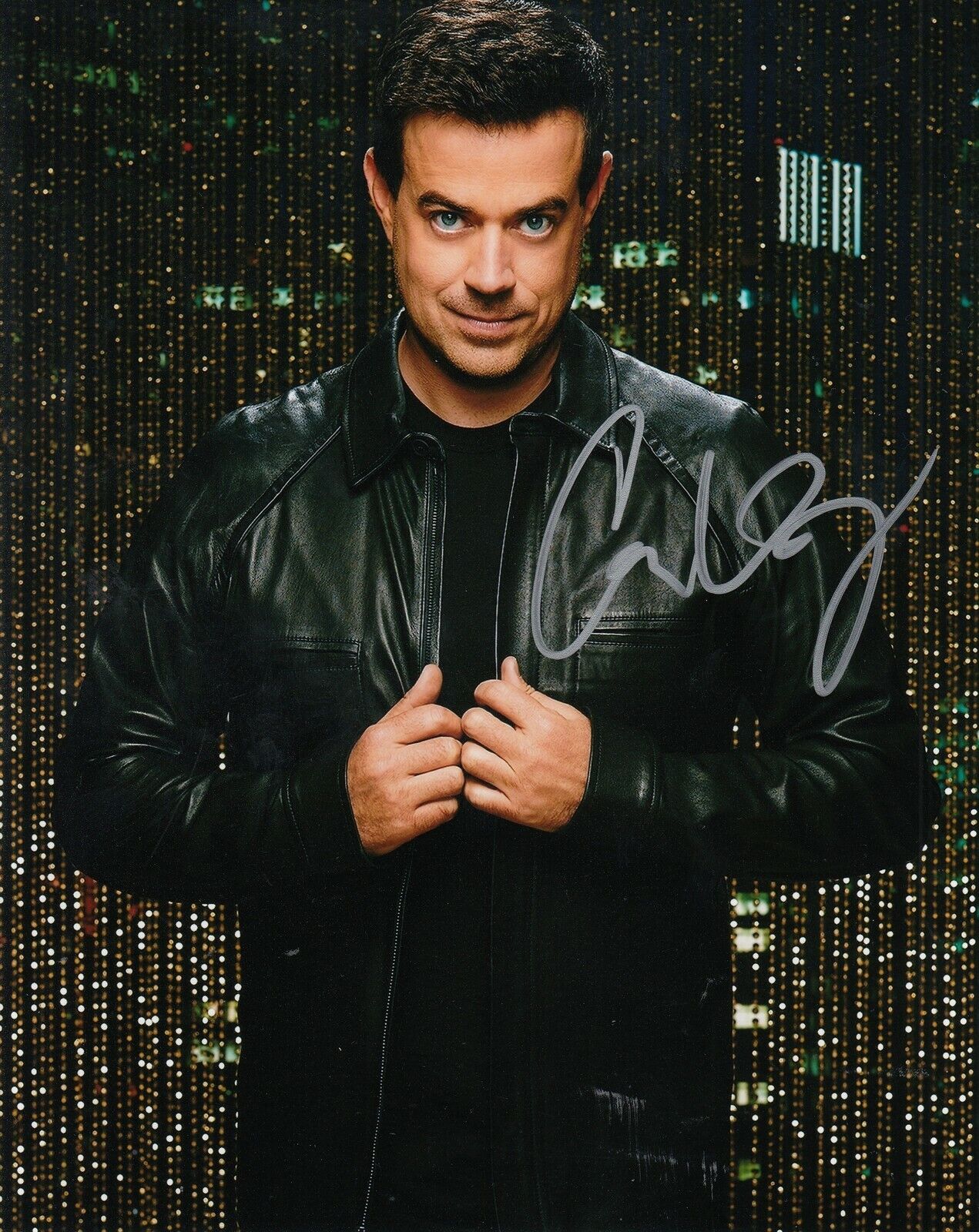 CARSON DALY signed (THE VOICE) Television Host autographed 8X10 Photo Poster painting W/COA #2