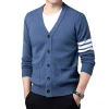 New Style Pocket Knitted Cardigan