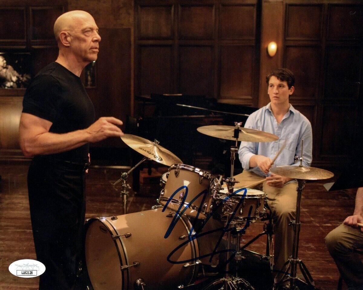 Miles Teller Signed Autographed 8X10 Photo Poster painting Whiplash w/Simmons JSA LL62126