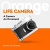 Mini retro digital camera, portable for students on campus, small camera with built-in filters, CCD camera