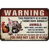 Farm Animal - Vintage Metal Signs(12*16Inch) - Farm