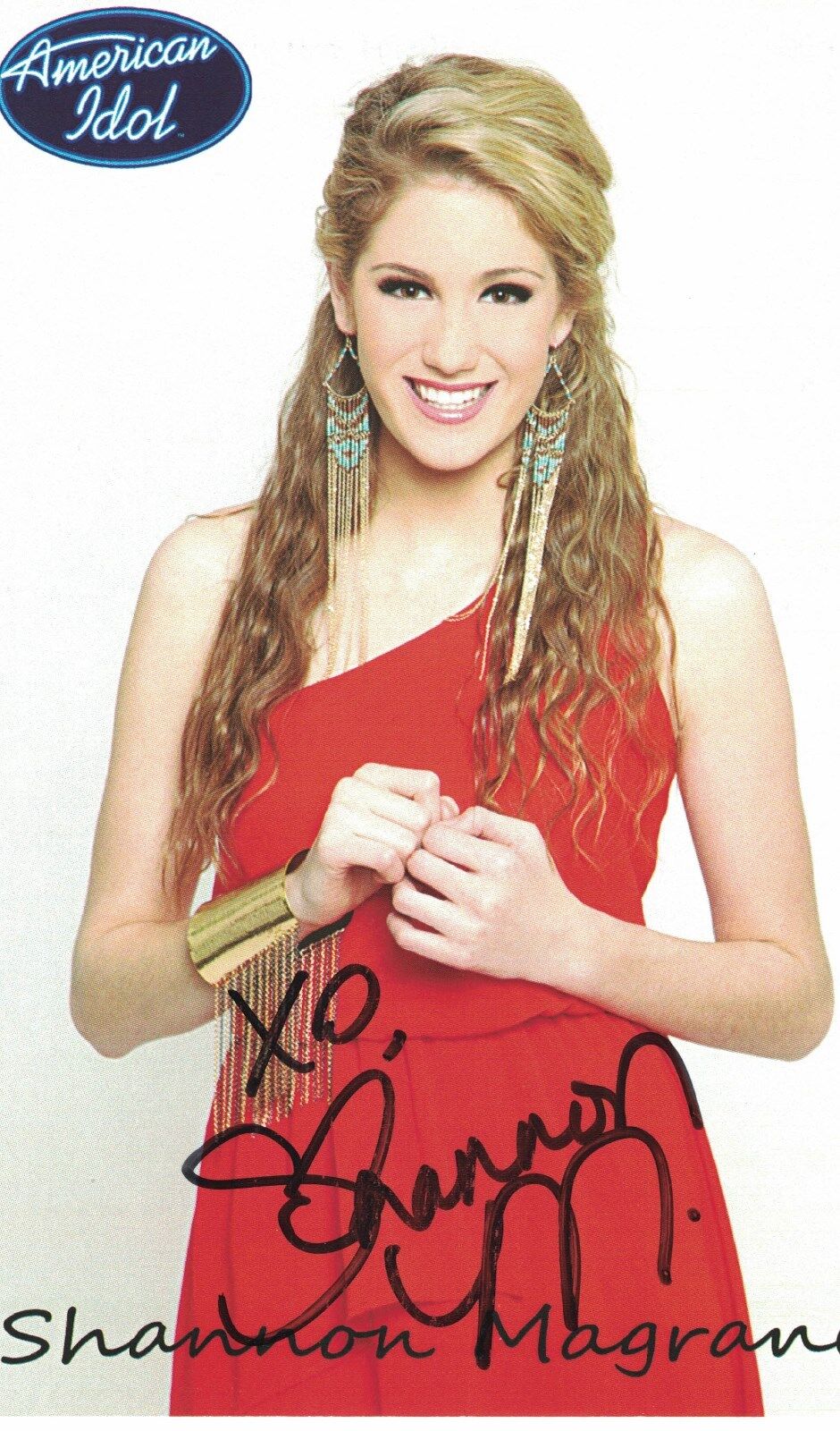 Shannon Magrane Signed Autographed Photo Poster painting Singer American Idol