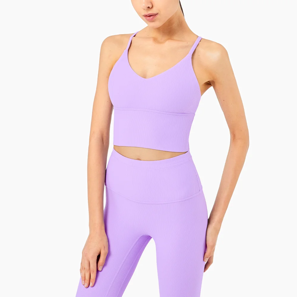 women's v neck crop tank