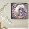 Elfe fille-partiel sp&eacute;cial diamant peinture-30 * 30cm