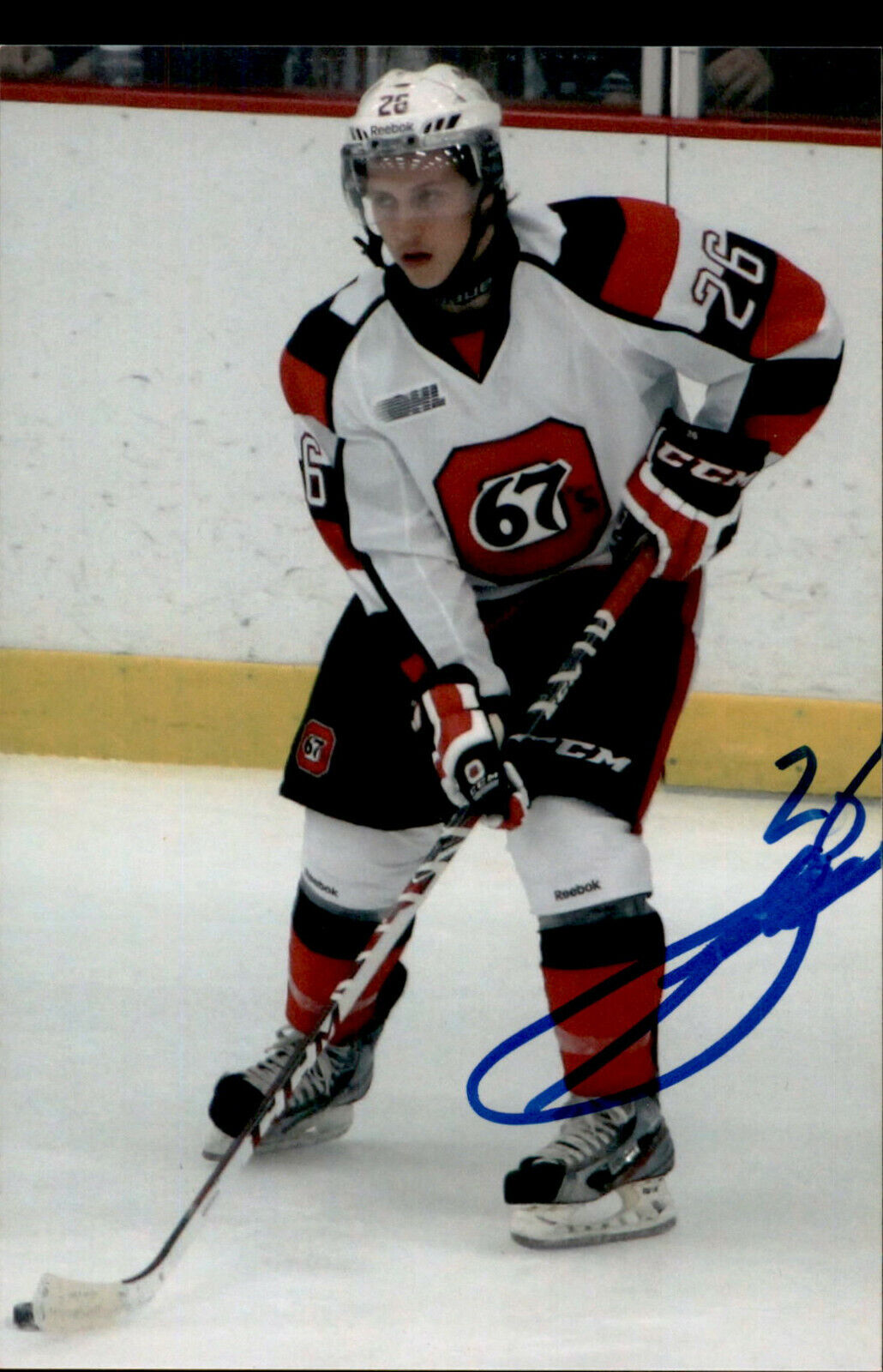 Dante Salituro SIGNED 4x6 Photo Poster painting OTTAWA 67'S / MINNESOTA WILD