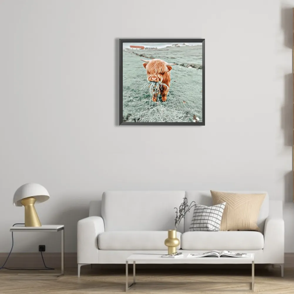 Full Round Diamond Painting 30*30cm - Calf