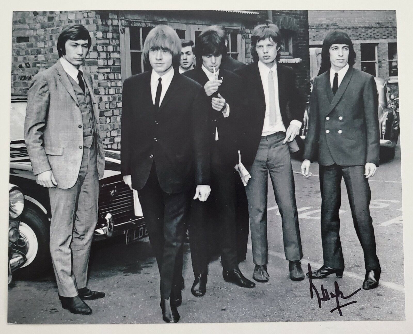 Bill Wyman Signed 8x10 Photo Poster painting Rolling Stones English Rock Bassist Bass Legend RAD