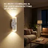Rechargeable Stick on Night Light W/ Motion Sensor Magnetic Cordless LED Wall Night Lights for Bedroom Bedside Hallway Courtyard Doorway