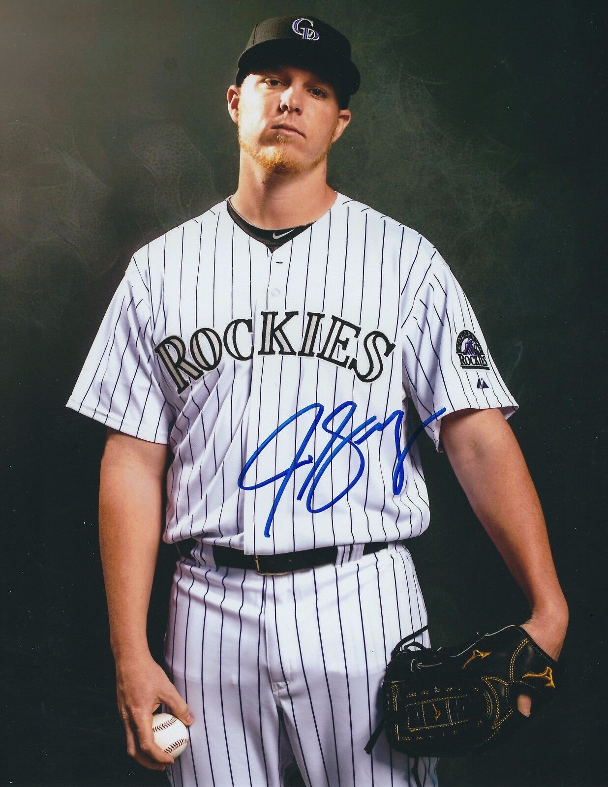 Signed 8x10 JON GRAY Colorado Rockies Autographed Photo Poster painting - COA