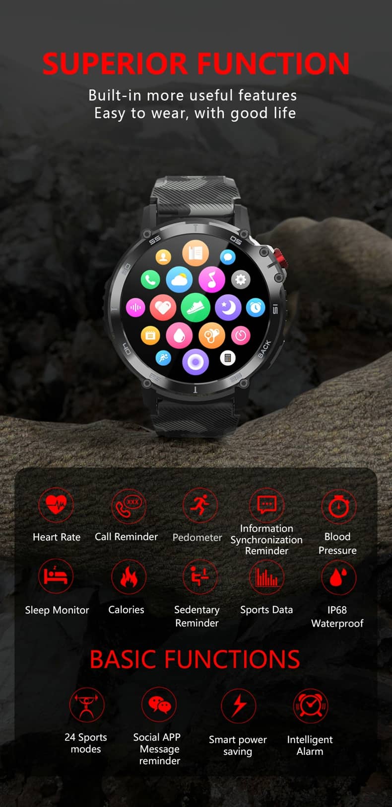 Findtime Smartwatch EX22