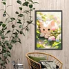 (40*60cm)White Cat on The Floor - Full Round Drill Diamond Painting
