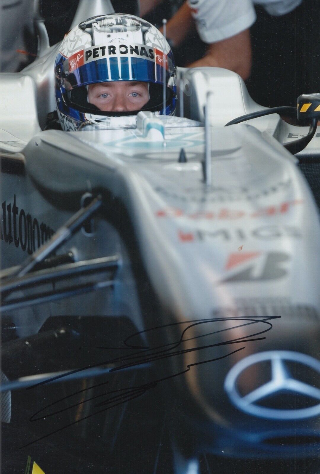 Sam Bird Hand Signed 12x8 Photo Poster painting F1 Autograph Mercedes AMG Petronas 8