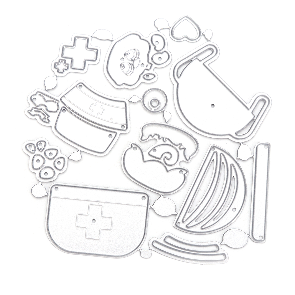 

Medical Personnel - Paper Craft Cutting Dies, 501 Original