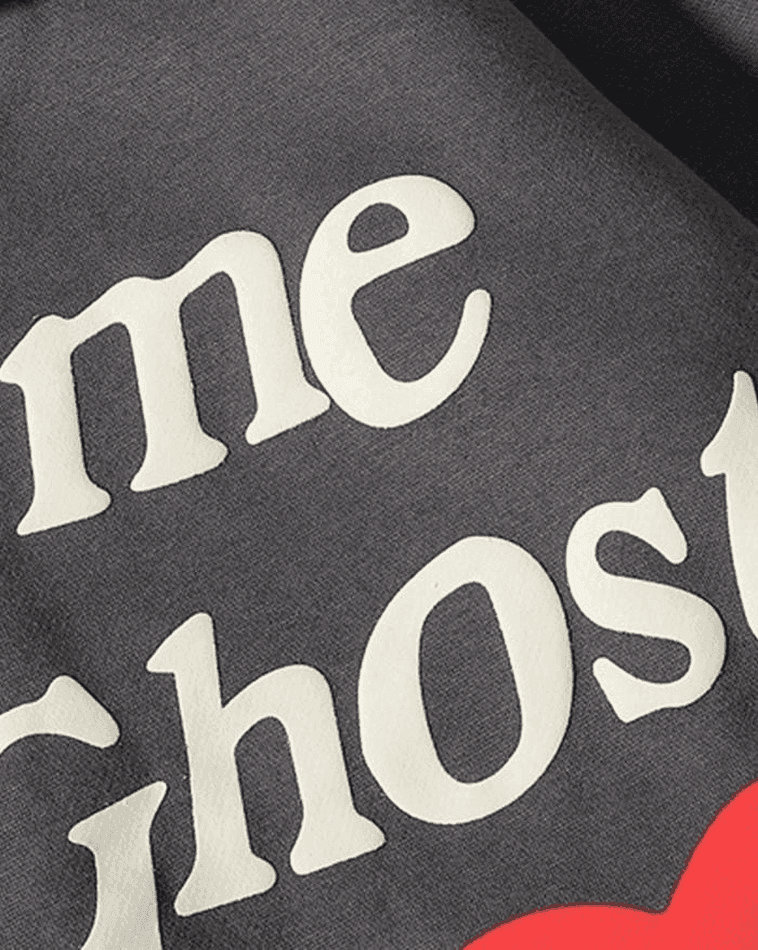 Brownm Letters Printed Long Sleeve Hoodie