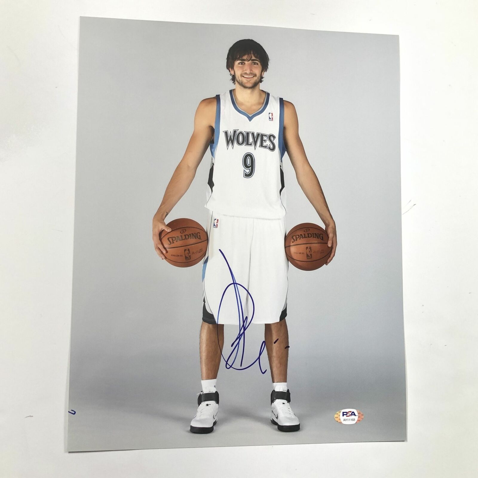 Ricky Rubio signed 11x14 Photo Poster painting PSA/DNA Timberwolves Autographed Spain Suns