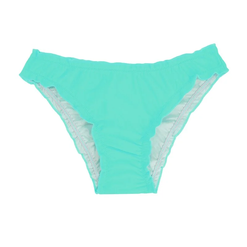 Brazilian Low Waist Bikini Bottom Micro Chiffons Print Two-Piece Separates Swim Briefs Sexy 2021 Summer Women Swimwear B607