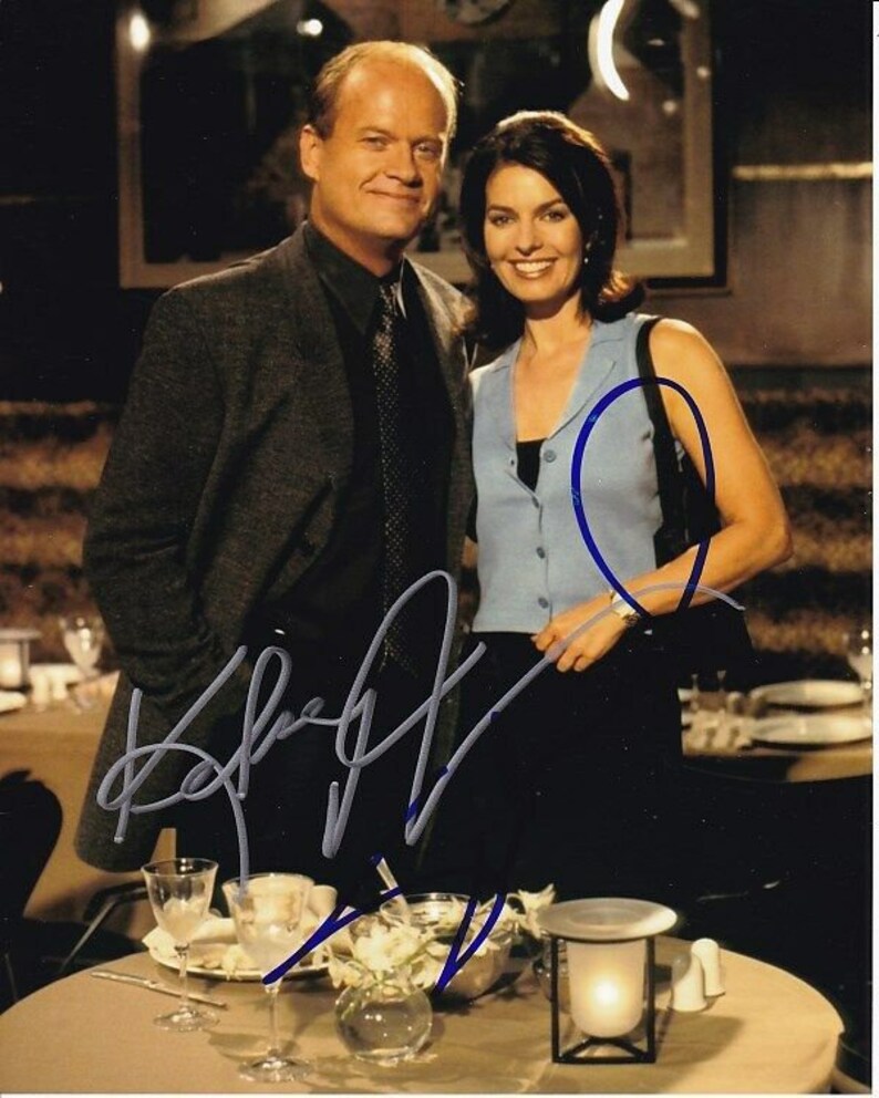 Kelsey grammer and sela ward signed autographed frasier Photo Poster painting