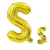 20PCS English Letters 16" Aluminum Film Golden Silver Rose Gold Balloons Birthday Party Decor