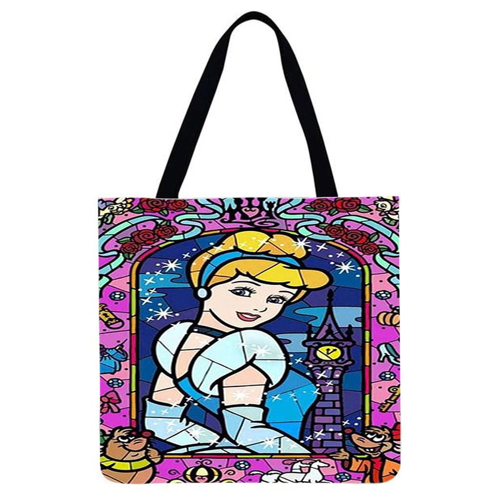 Linen Tote Bag - Anime cartoon